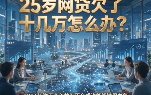 25岁网贷欠了十几万怎么办？2026年这五个秒放款平台或许能解燃眉之急！