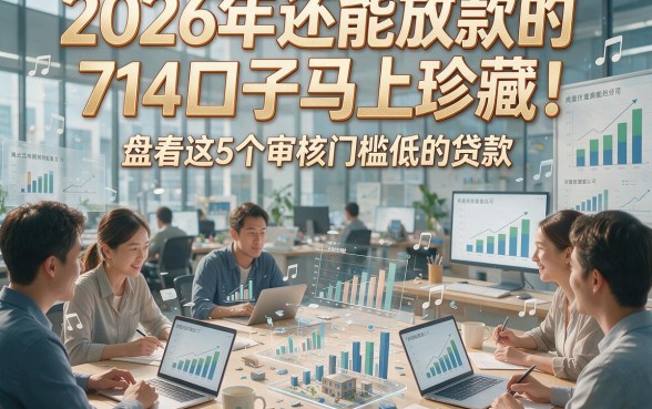 2026年还能放款的714口子马上珍藏！盘点这5个审核门槛低的贷款