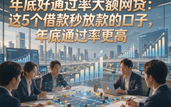年底好通过率大额网贷：这5个借款秒放款的口子，年底通过率更高