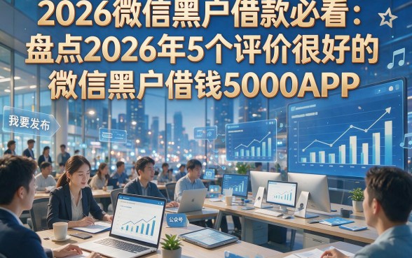 2026微信黑户借款必看：盘点2026年5个评价很好的微信黑户借钱5000APP