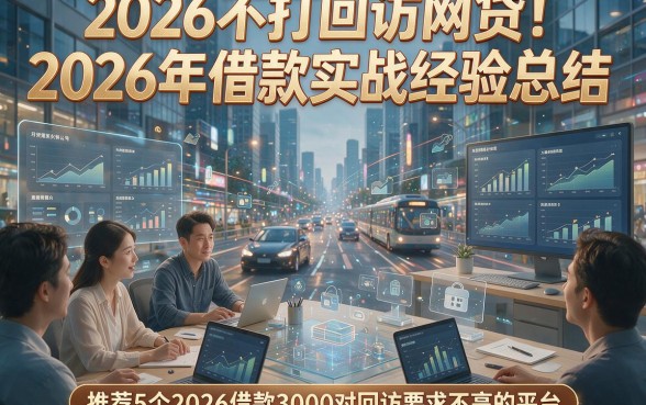 2026不打回访网贷！2026年借款实战经验总结，推荐5个2026借款3000对回访要求不高的平台