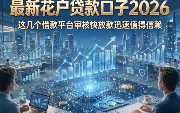 最新花户贷款口子2026，这几个借款平台审核快放款迅速值得信赖