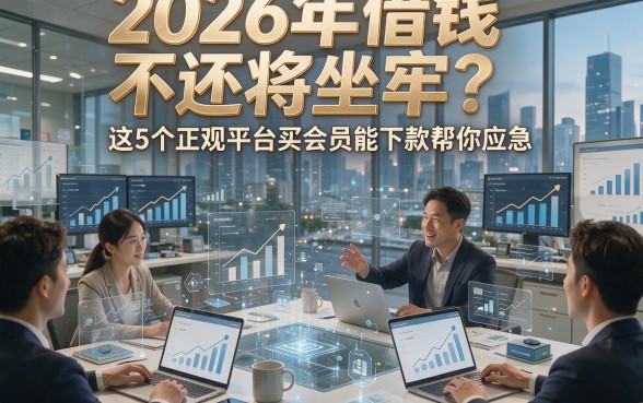 2026年借钱不还将坐牢？这5个正规平台买会员能下款帮你应急