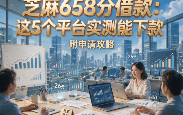芝麻658分借款：这5个平台实测能下款，附申请攻略！