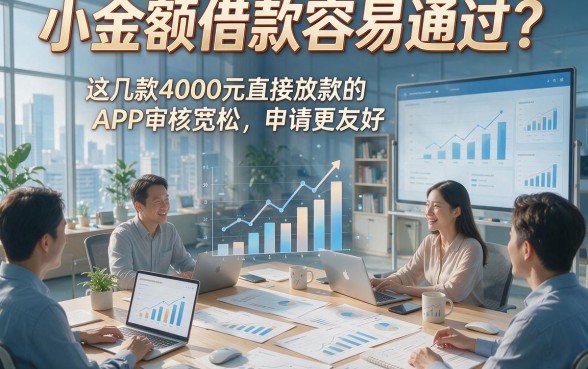 小金额借款容易通过？这几款4000元直接放款的APP审核宽松，申请更友好