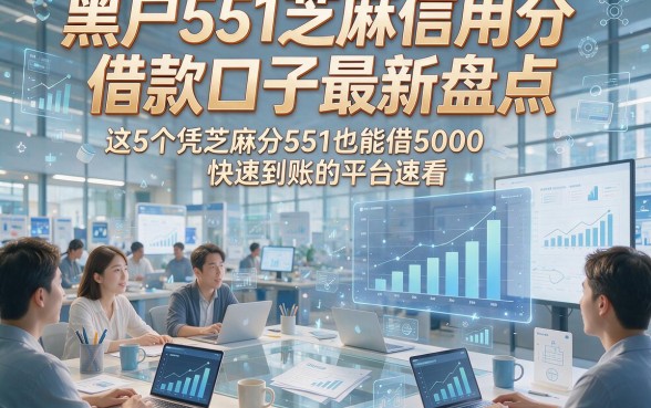 黑户551芝麻信用分借款口子最新盘点，这5个凭芝麻分551也能借5000快速到账的平台速看