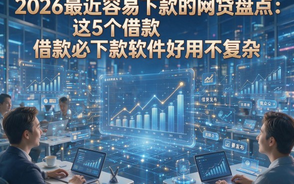 2026最近容易下款的网贷盘点：这5个借款必下款软件好用不复杂
