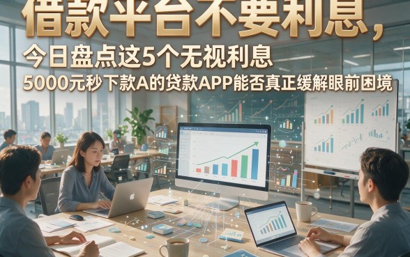 借款平台不要利息，今日盘点这5个无视利息5000元秒下款的贷款APP能否真正缓解眼前困境