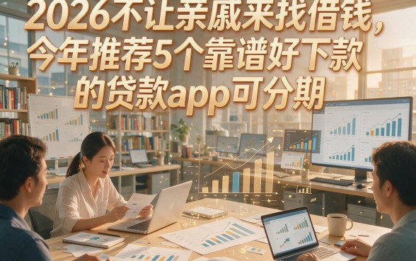 2026不让亲戚来找借钱，今年推荐5个靠谱好下款的贷款app可分期