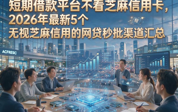 短期借款平台不看芝麻信用卡，2026年最新5个无视芝麻信用的网贷秒批渠道汇总
