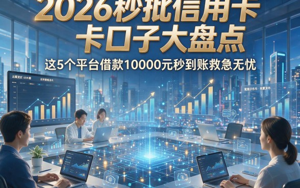 2026秒批信用卡口子大盘点，这5个平台借款10000元秒到账救急无忧