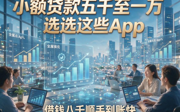 小额贷款五千至一万选这些App，借钱八千顺手到账快