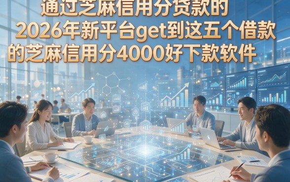 通过芝麻信用分贷款的2026年新平台get到这五个借款的芝麻信用分4000好下款软件