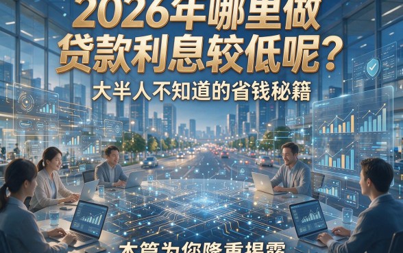 2026年哪里做贷款利息较低呢？大半人不知道的省钱秘籍，本篇为您隆重揭露！