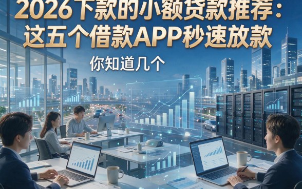 2026下款的小额贷款推荐：这五个借款APP秒速放款，你知道几个？