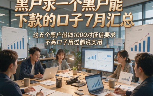 黑户求一个黑户能下款的口子7月汇总，这五个黑户借钱1000对征信要求不高口子用过都说实用