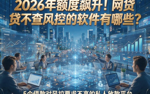 2026年额度飙升！网贷不查风控的软件有哪些？本篇揭秘5个借款对风控要求不高的私人放款平台