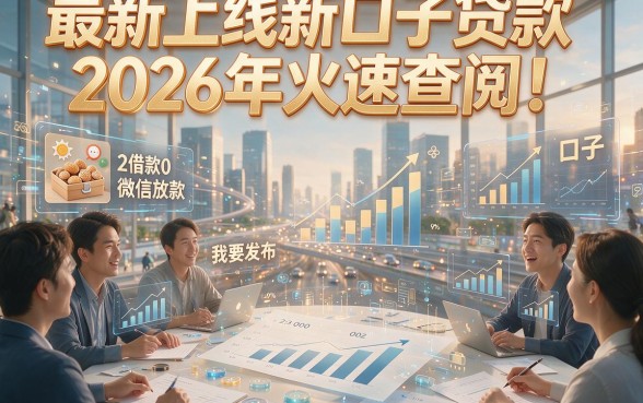 最新上线新口子贷款2026年火速查阅！本文叙述五个借款2000微信放款的口子
