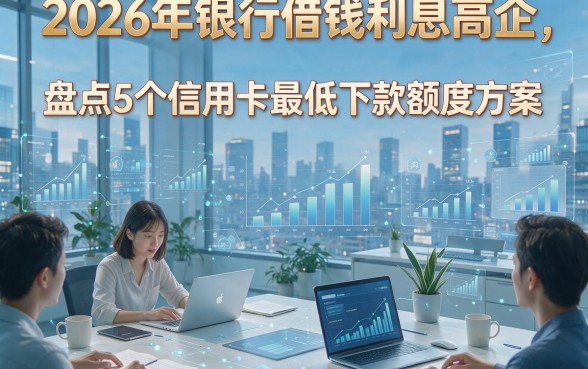 2026年银行借钱利息高企，盘点5个信用卡最低下款额度方案