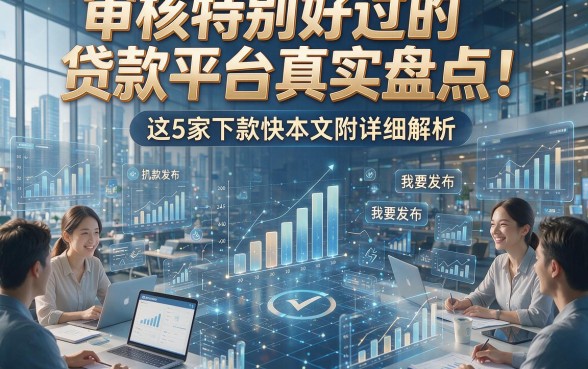 审核特别好过的贷款平台真实盘点！这5家下款快本文附详细解析！