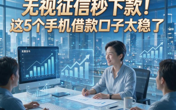 无视征信秒下款！这5个手机借款口子太稳了