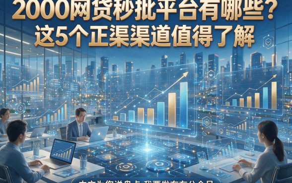 2000网贷秒批平台有哪些？这5个正规渠道值得了解，本文为您详细盘点！