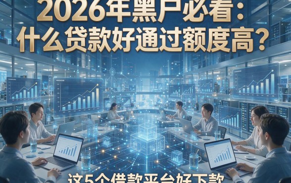 2026年黑户必看：什么贷款好通过额度高？这5个借款平台好下款！