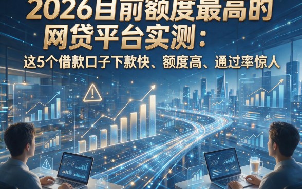 2026目前额度最高的网贷平台实测：这5个借款口子下款快、额度高、通过率惊人！