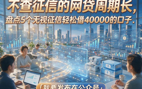 不查征信的网贷周期长，盘点5个无视征信轻松借40000的口子