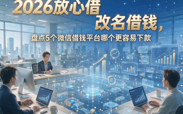 2026放心借改名借钱，盘点5个微信借钱平台哪个更容易下款