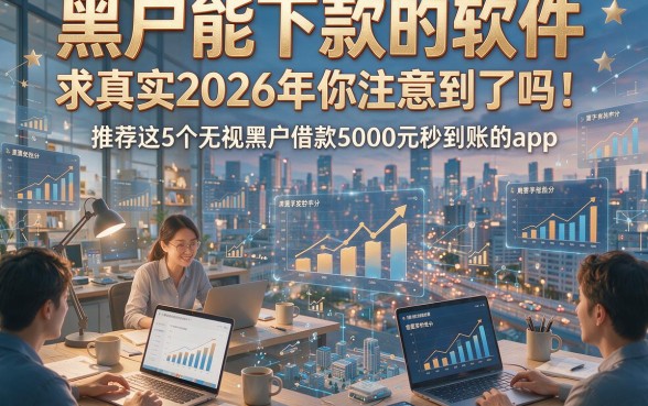 黑户能下款的软件求真实2026年你注意到了吗！推荐这5个无视黑户借款5000元秒到账的app