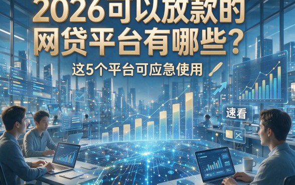 2026可以放款的网贷平台有哪些？这5个平台可应急使用，速看！