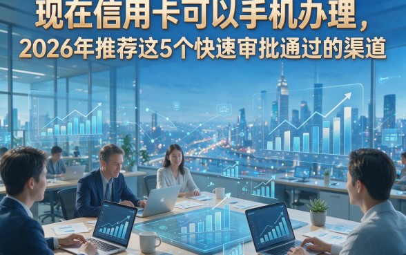 现在信用卡可以手机办理，2026年推荐这5个快速审批通过的渠道