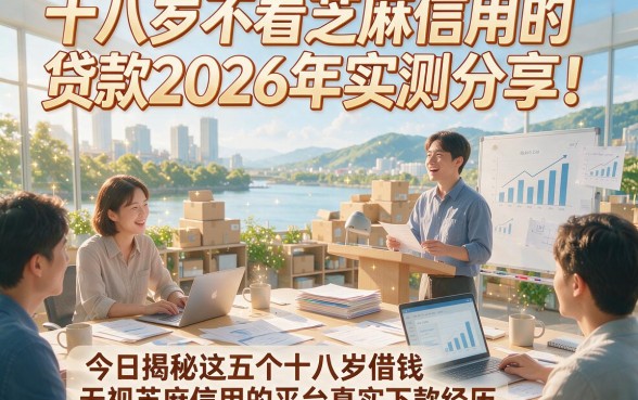 十八岁不看芝麻信用的贷款2026年实测分享！今日揭秘这五个十八岁借钱无视芝麻信用的平台真实下款经历