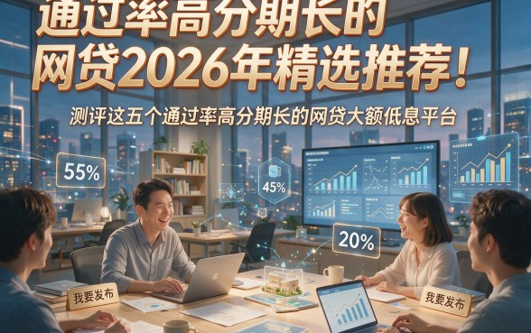 通过率高分期长的网贷2026年精选推荐！测评这五个通过率高分期长的网贷大额低息平台