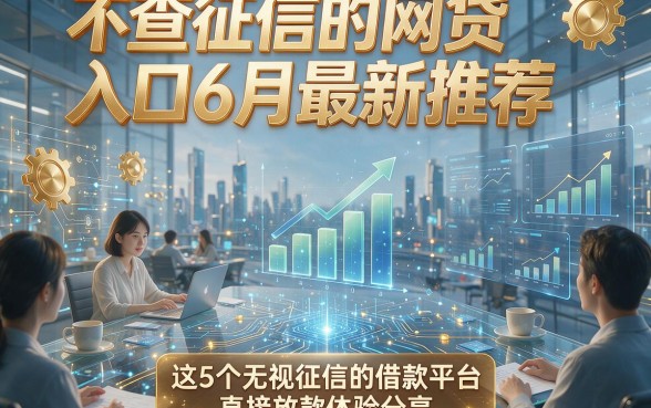 不查征信的网贷入口6月最新推荐，这5个无视征信的借款平台直接放款体验分享