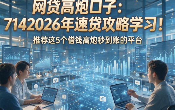 网贷高炮口子7142026年速贷攻略学习！推荐这5个借钱高炮秒到账的平台