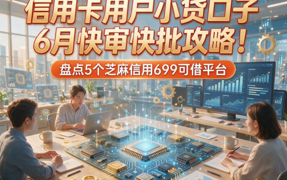 信用卡用户小贷口子6月快审快批攻略！盘点5个芝麻信用699可借平台
