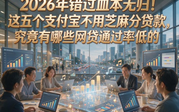 2026年错过血本无归！这五个支付宝不用芝麻分贷款，究竟有哪些网贷通过率低的？