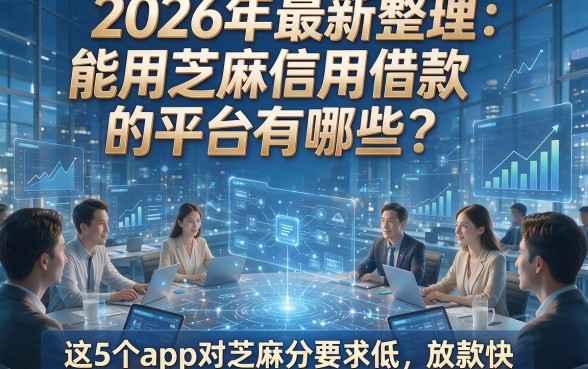 2026年最新整理：能用芝麻信用借款的平台有哪些？这5个app对芝麻分要求低、放款快！