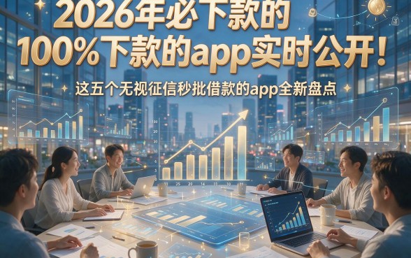 2026年必下款的100%下款的app实时公开！这五个无视征信秒批借款的app全新盘点