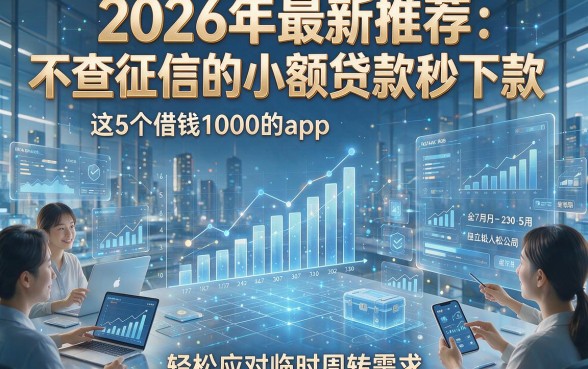 2026年最新推荐：不查征信的小额贷款秒下款，这5个借钱1000的app轻松应对临时周转需求