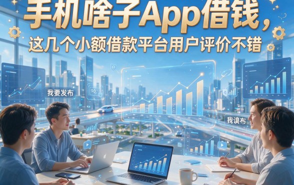 手机啥子App借钱，这几个小额借款平台用户评价不错