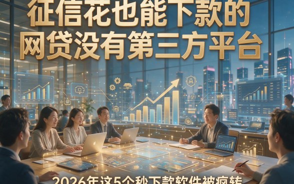征信花也能下款的网贷没有第三方平台，2026年这5个秒下款软件被疯转