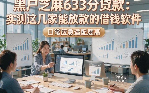 黑户芝麻633分贷款：实测这几家能放款的借钱软件，日常应急适配度高