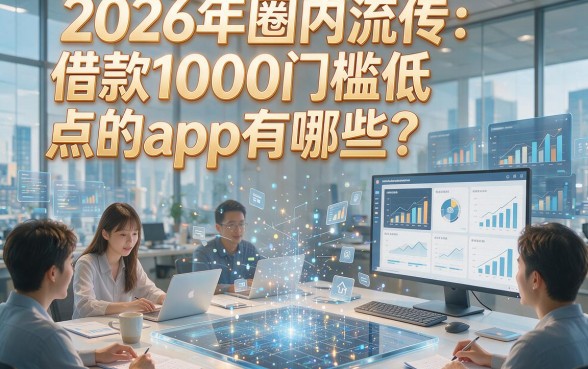 2026年圈内流传：借款1000门槛低点的app有哪些？这五个网络贷款平台门槛低点呢