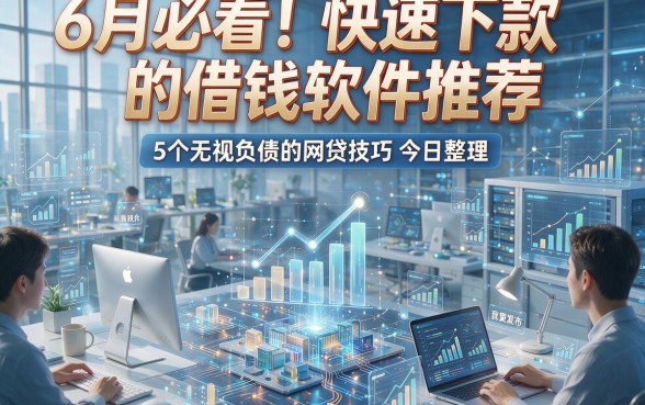6月必看！快速下款的借钱软件推荐，5个无视负债的网贷技巧今日整理