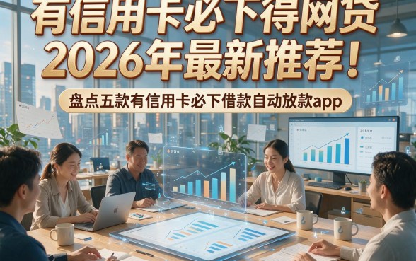 有信用卡必下得网贷2026年最新推荐！盘点五款有信用卡必下借款自动放款app