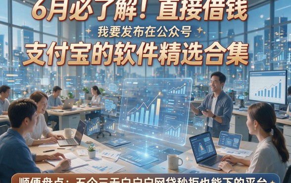6月必了解！直接借钱到支付宝的软件精选合集，顺便盘点五个三无白户网贷秒拒也能下的平台