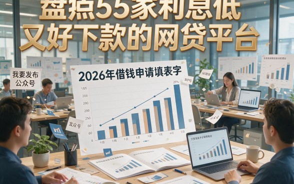 2026年借钱申请填表文字：盘点5家利息低又好下款的网贷平台